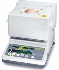 Large scale moisture analysis follows the same principle as that used in this laboratory moisture analyzer