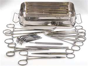 Use an ultrasonic cleaner for veterinary instruments