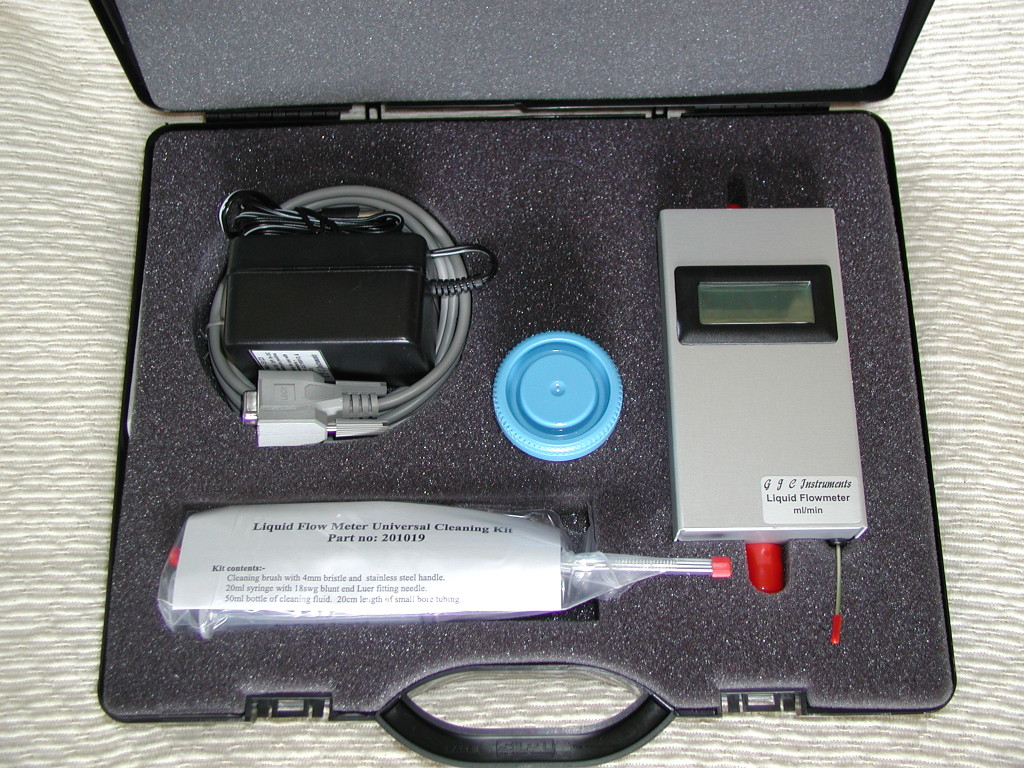HPLC Digital Flow Meter in Case