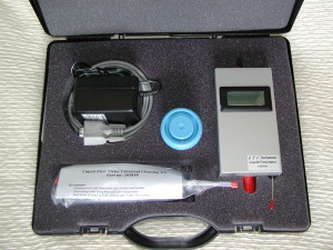 The FlowCal 5000 in its travel case