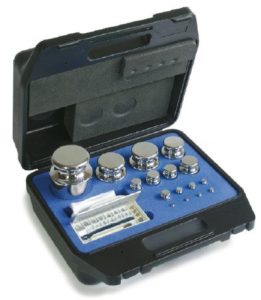 Test weights can be purchased individually or in sets.