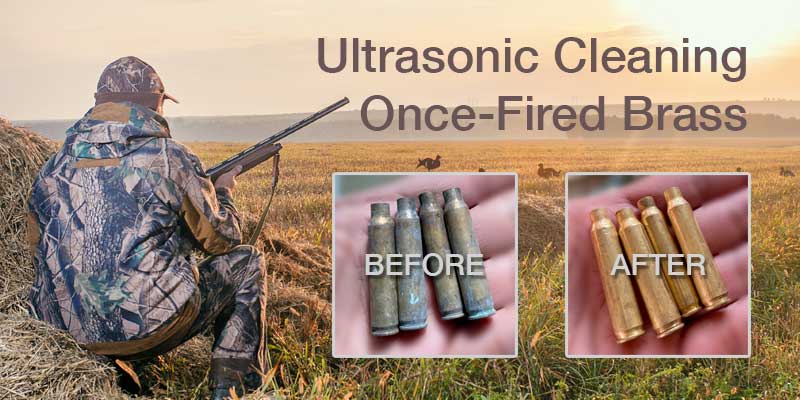 Ultrasonic Cleaning Once Fired Brass